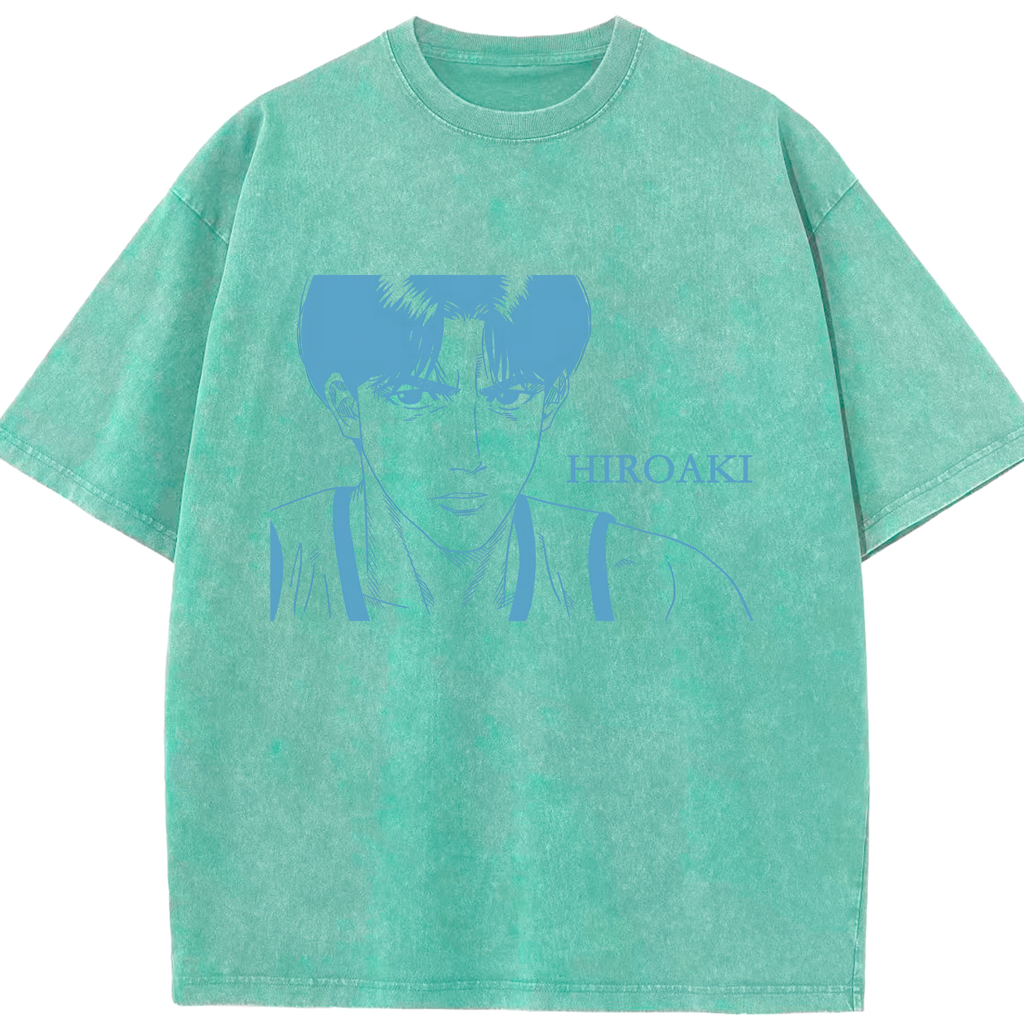 （画像用） SLAM DUNK／スラムダンク 綿100% ヴィンテージ風 半袖Tシャツ（フロントプリント）